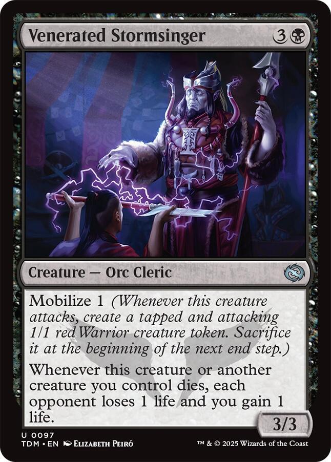 Venerated Stormsinger, Tarkir: Dragonstorm 97