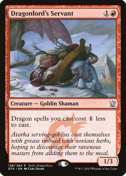 Dragonlord's Servant, Tarkir Dragonfury Promos 138