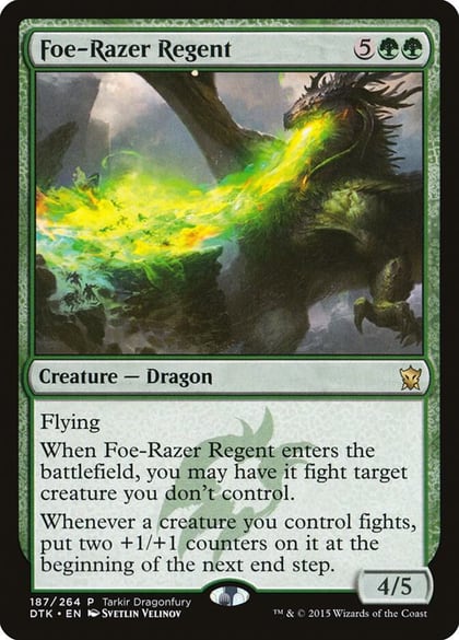 Foe-Razer Regent, Tarkir Dragonfury Promos 187