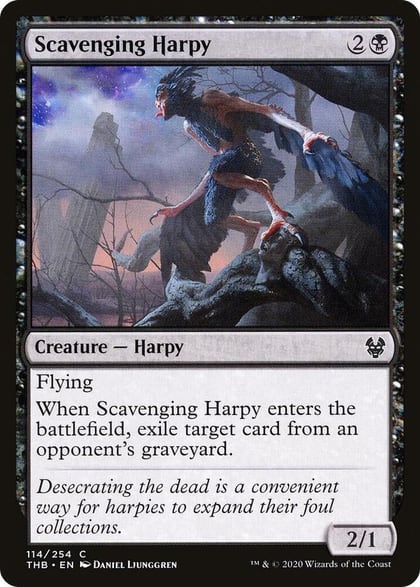 Scavenging Harpy, Theros Beyond Death 114