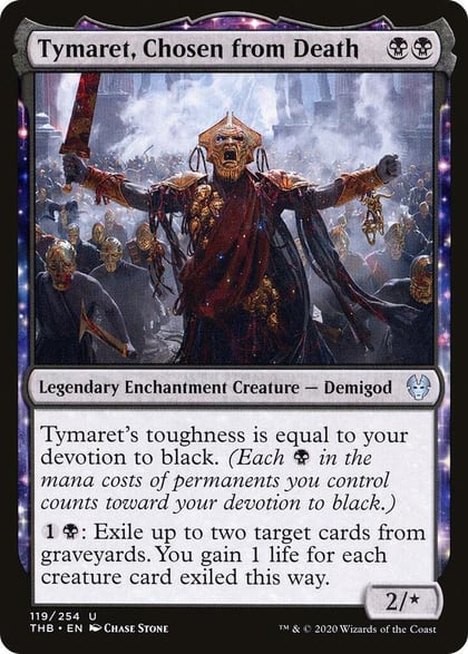 Tymaret, Chosen from Death, Theros Beyond Death 119