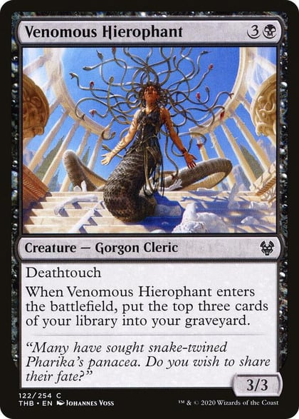 Venomous Hierophant, Theros Beyond Death 122