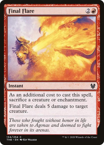 Final Flare, Theros Beyond Death 134