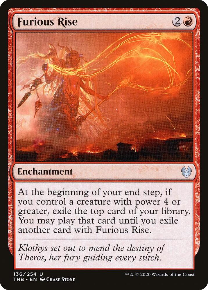 Furious Rise, Theros Beyond Death 136