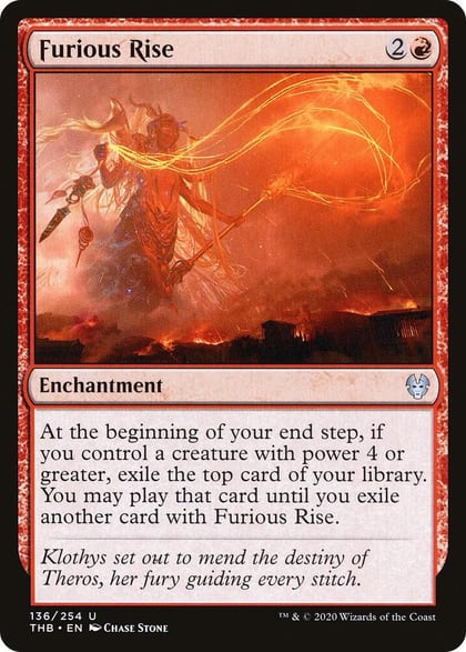 Furious Rise, Theros Beyond Death 136