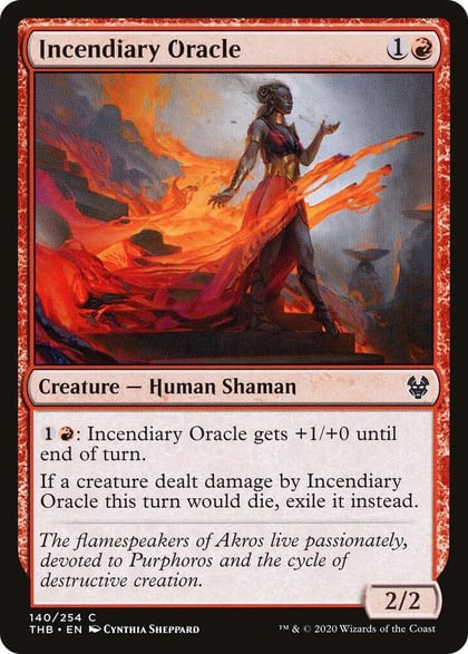Incendiary Oracle, Theros Beyond Death 140