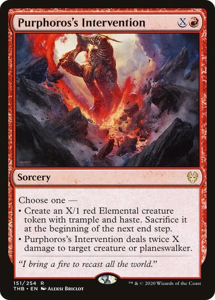 Purphoros's Intervention, Theros Beyond Death 151