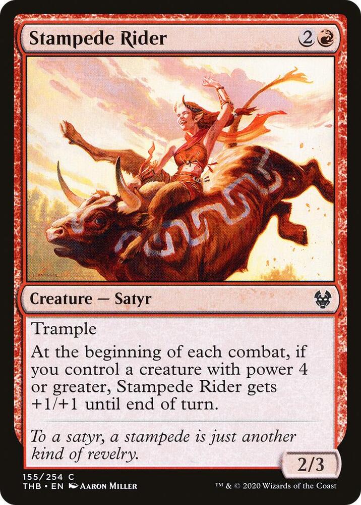 Stampede Rider, Theros Beyond Death 155