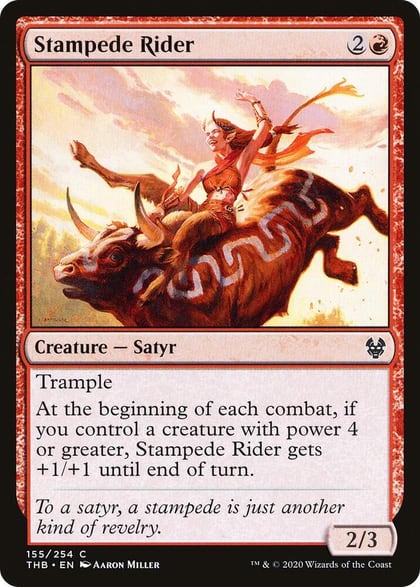Stampede Rider, Theros Beyond Death 155