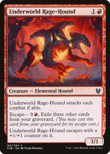 Underworld Rage-Hound, Theros Beyond Death 163