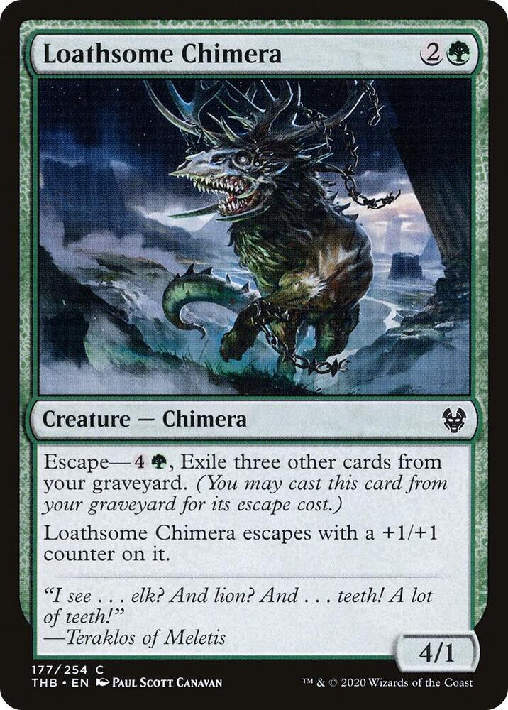 Loathsome Chimera, Theros Beyond Death 177
