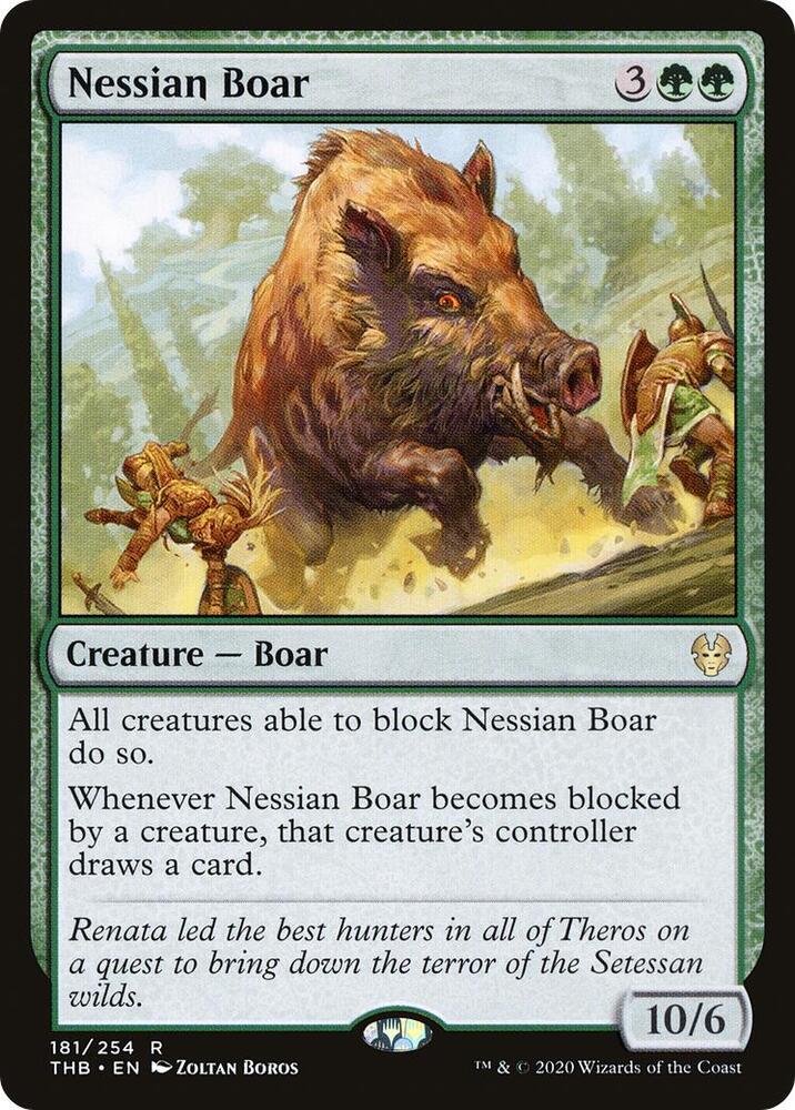 Nessian Boar, Theros Beyond Death 181