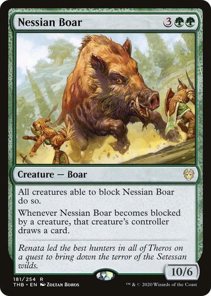 Nessian Boar, Theros Beyond Death 181