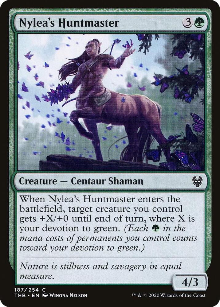 Nylea's Huntmaster, Theros Beyond Death 187