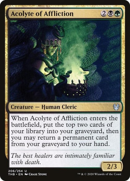 Acolyte of Affliction, Theros Beyond Death 206