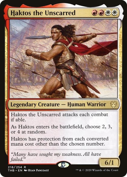 Haktos the Unscarred, Theros Beyond Death 218