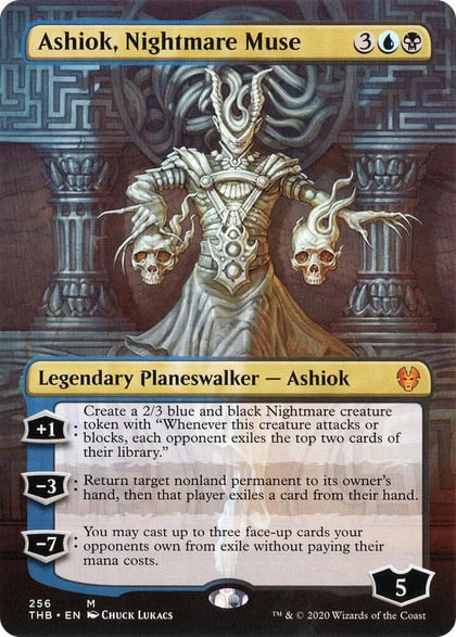 Ashiok, Nightmare Muse (Borderless), Theros Beyond Death 256