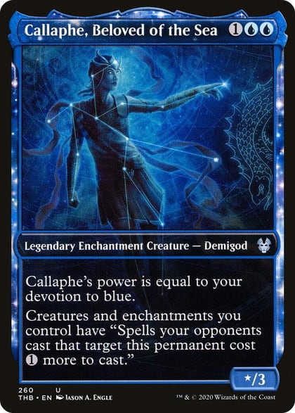 Callaphe, Beloved of the Sea (Showcase), Theros Beyond Death 260