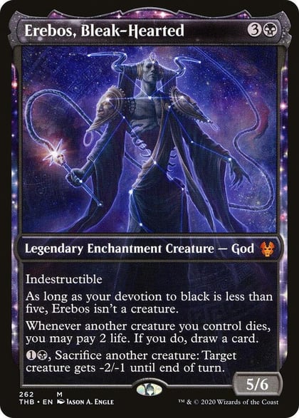 Erebos, Bleak-Hearted (Showcase), Theros Beyond Death 262