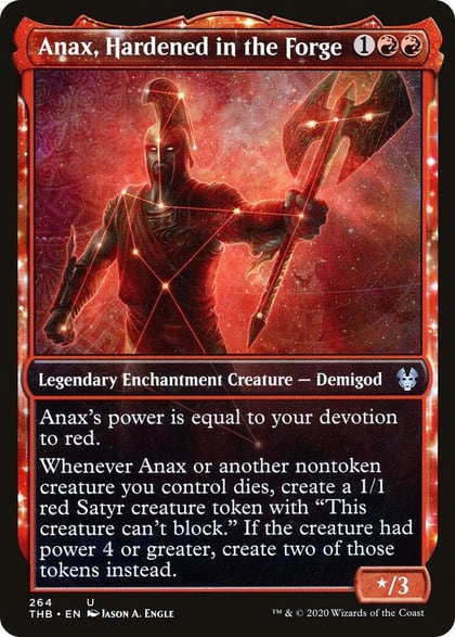 Anax, Hardened in the Forge (Showcase), Theros Beyond Death 264