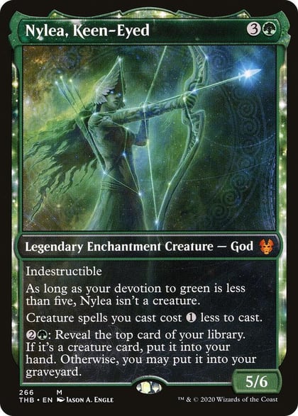 Nylea, Keen-Eyed (Showcase), Theros Beyond Death 266