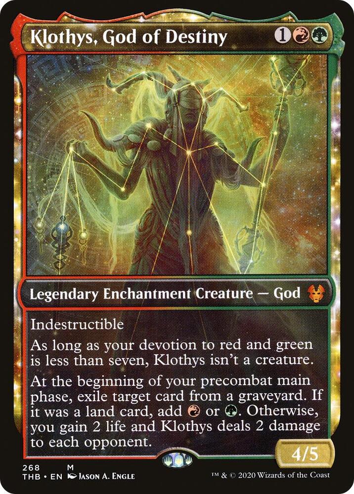Klothys, God of Destiny (Showcase), Theros Beyond Death 268