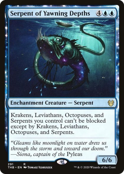 Serpent of Yawning Depths, Theros Beyond Death 291