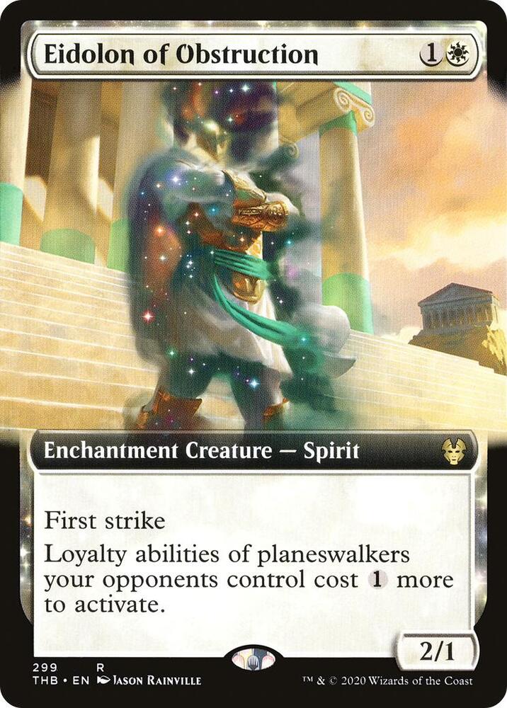 Eidolon of Obstruction (Extended Art), Theros Beyond Death 299