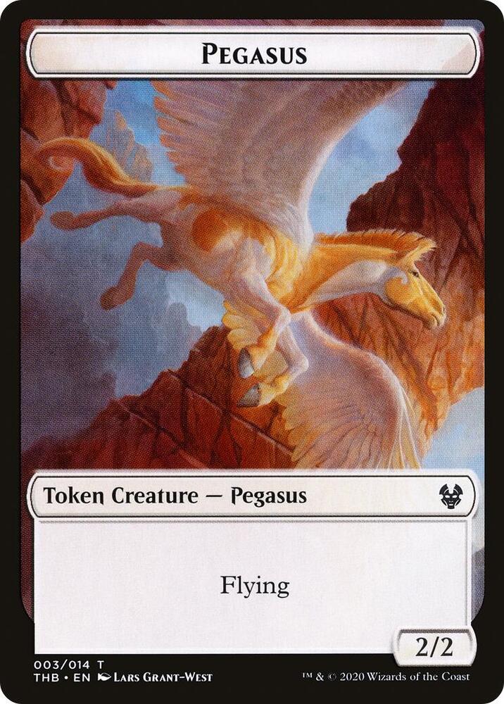 Pegasus // Satyr Double-Sided Token, Theros Beyond Death 3 // 9