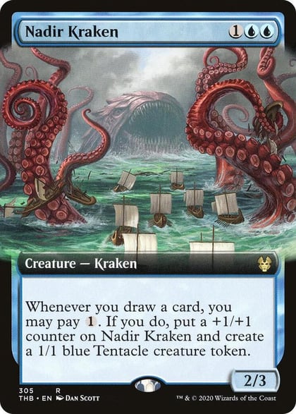 Nadir Kraken (Extended Art), Theros Beyond Death 305