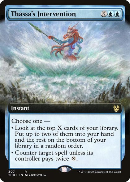 Thassa's Intervention (Extended Art), Theros Beyond Death 307