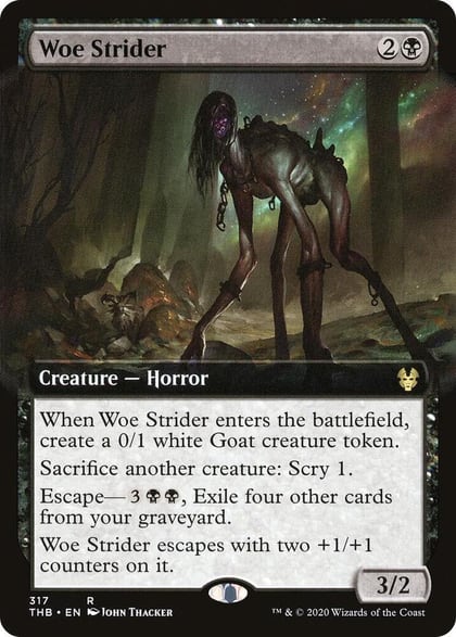 Woe Strider (Extended Art), Theros Beyond Death 317