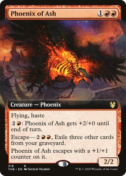 Phoenix of Ash (Extended Art), Theros Beyond Death 319