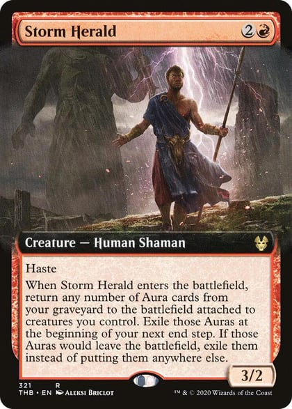 Storm Herald (Extended Art), Theros Beyond Death 321