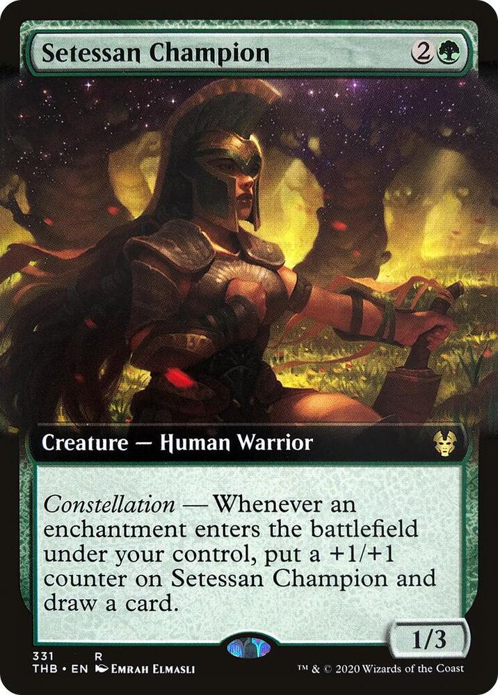 Setessan Champion (Extended Art), Theros Beyond Death 331
