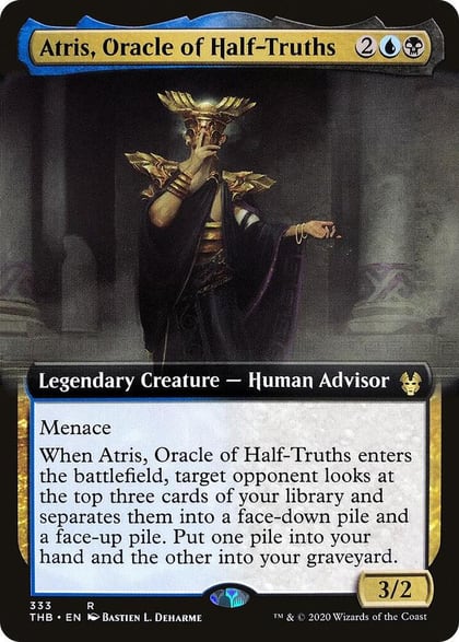 Atris, Oracle of Half-Truths (Extended Art), Theros Beyond Death 333