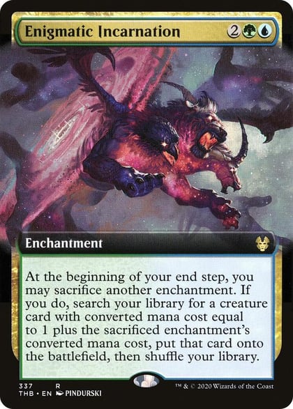 Enigmatic Incarnation (Extended Art), Theros Beyond Death 337