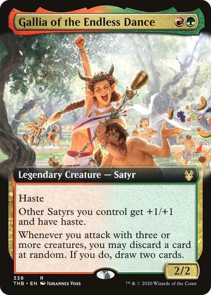 Gallia of the Endless Dance (Extended Art), Theros Beyond Death 338