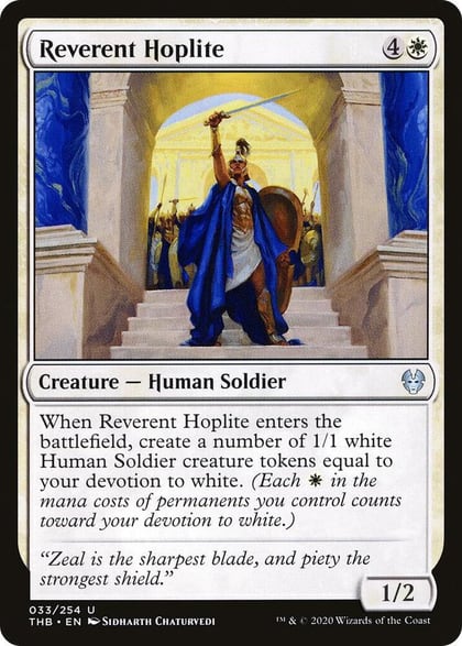 Reverent Hoplite, Theros Beyond Death 33