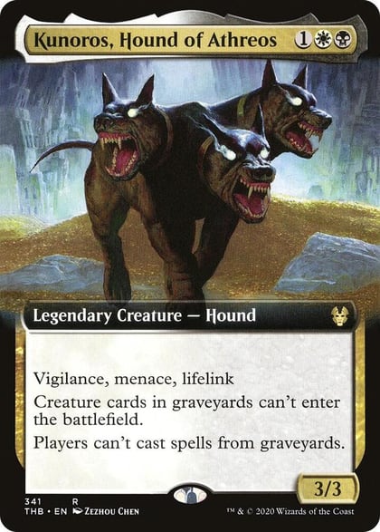 Kunoros, Hound of Athreos (Extended Art), Theros Beyond Death 341