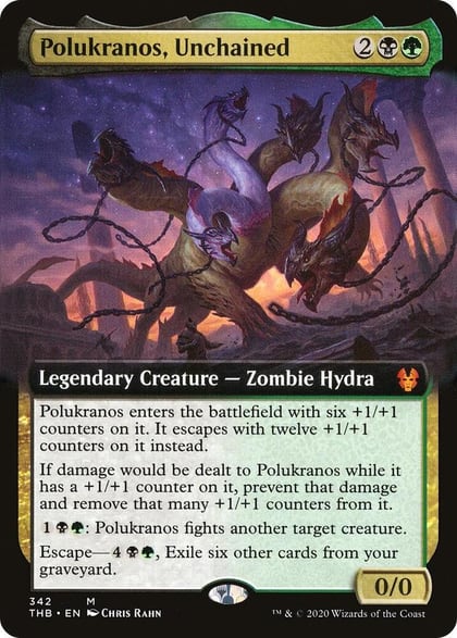 Polukranos, Unchained (Extended Art), Theros Beyond Death 342