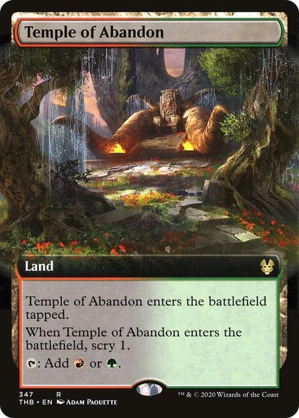 Temple of Abandon (Extended Art), Theros Beyond Death 347