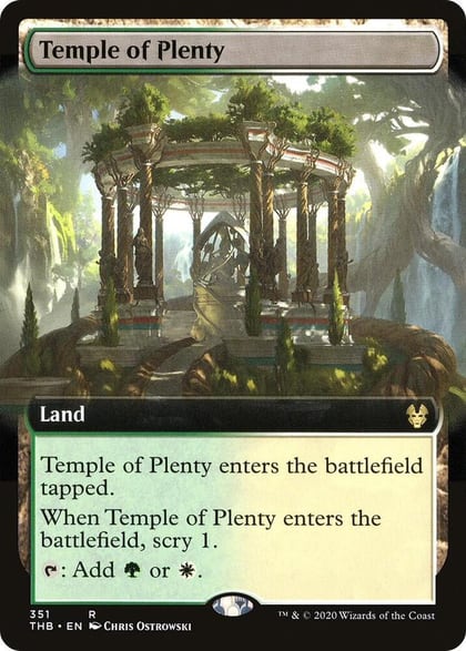 Temple of Plenty (Extended Art), Theros Beyond Death 351