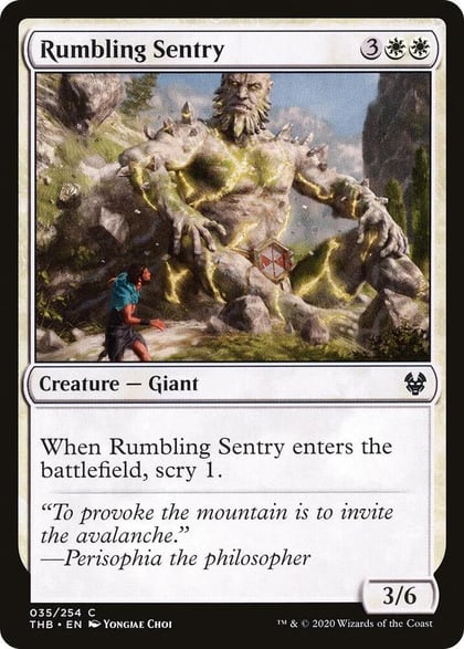 Rumbling Sentry, Theros Beyond Death 35