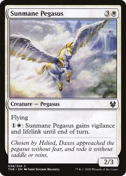 Sunmane Pegasus, Theros Beyond Death 38