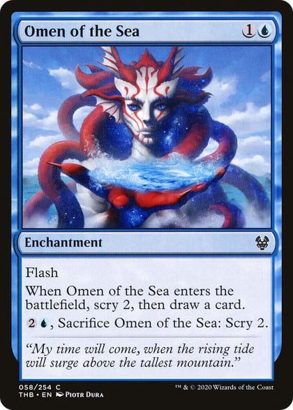 Omen of the Sea, Theros Beyond Death 58