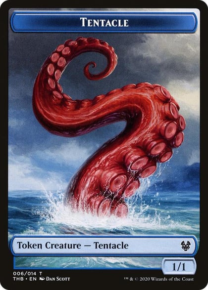 Tentacle // Satyr Double-Sided Token, Theros Beyond Death 6 // 9