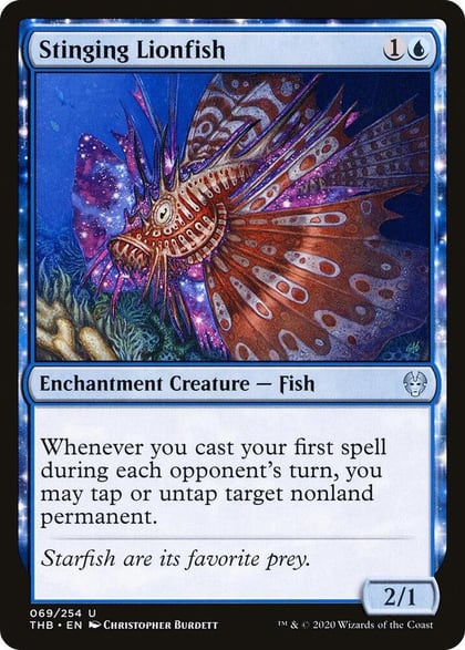 Stinging Lionfish, Theros Beyond Death 69
