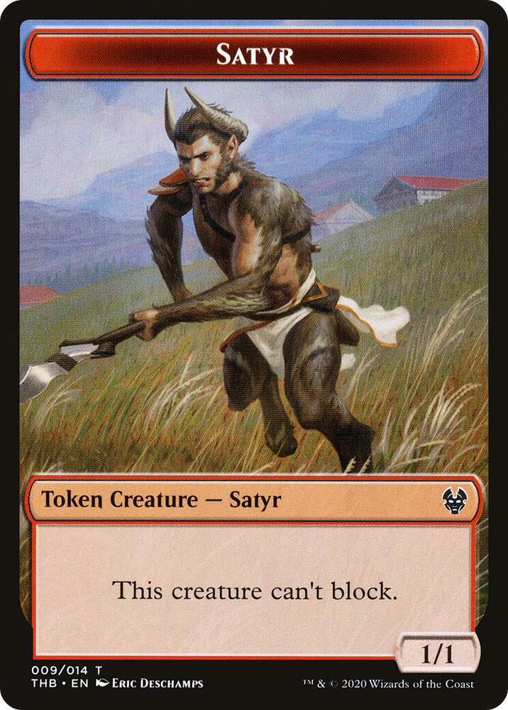 Satyr // Nightmare Double-Sided Token, Theros Beyond Death 9 // 12