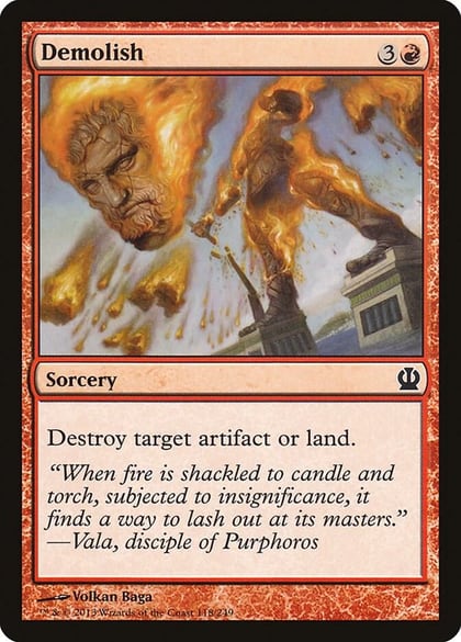 Demolish, Theros 118
